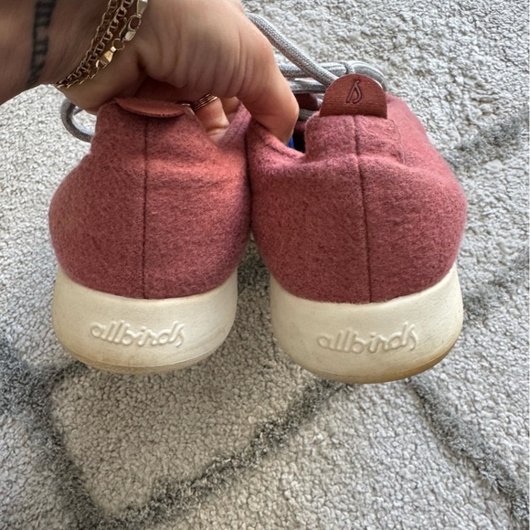 Allbirds Wool Runners Maroon red Running Shoes sneakers Lace Up women’s 11 - Picture 7 of 9